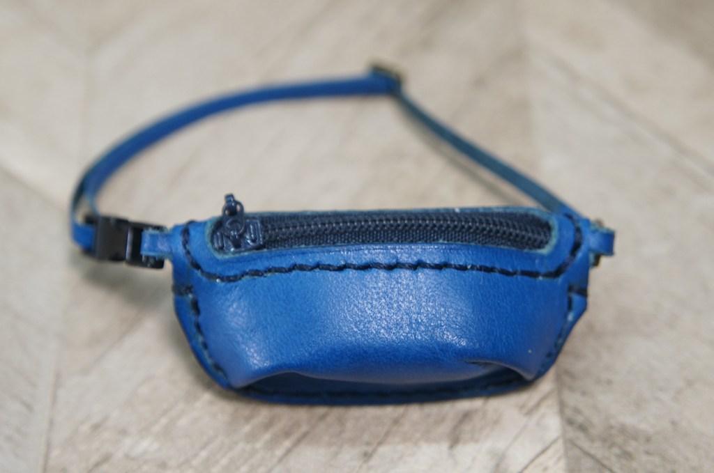 【本革】30cmドール用 ボディバッグ【コバルトブルー】/ オビツ30・テヤンサイズ | 2枚目