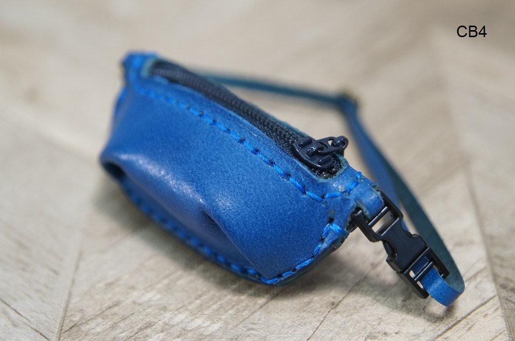 【本革】30cmドール用 ボディバッグ【コバルトブルー】/ オビツ30・テヤンサイズ