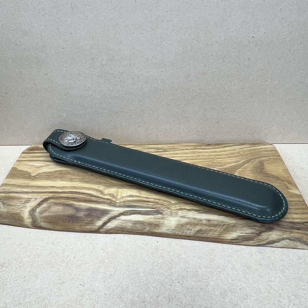 大きなコンチョの扇子ケース　グリーン | 2枚目