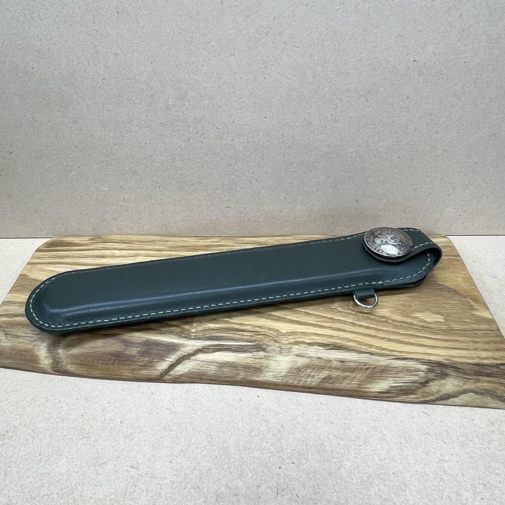 大きなコンチョの扇子ケース　グリーン | 3枚目