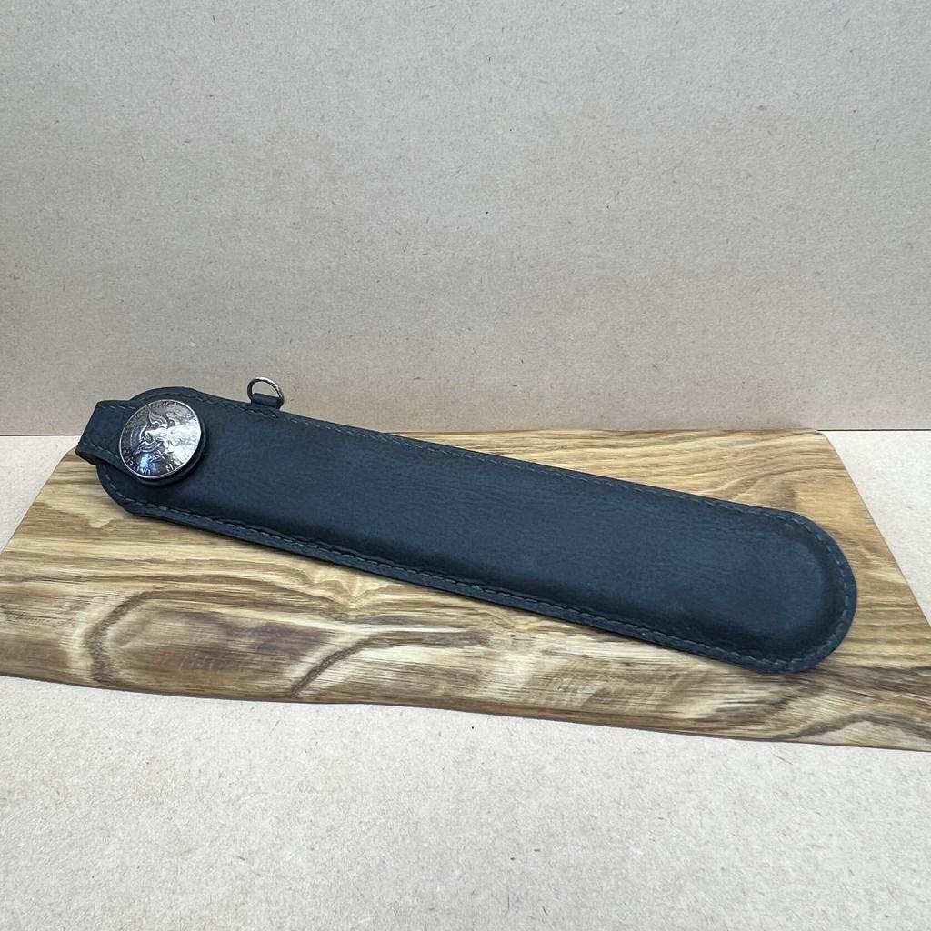 大きなコンチョの扇子ケース　ダークグリーン | 2枚目