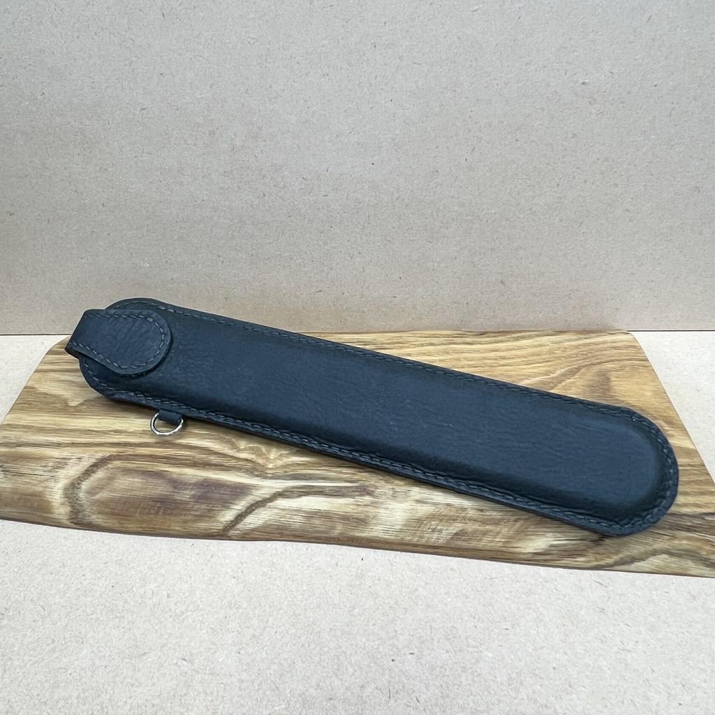 大きなコンチョの扇子ケース　ダークグリーン | 3枚目