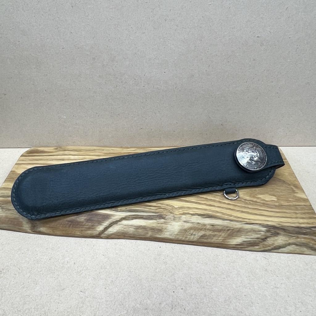 大きなコンチョの扇子ケース　ダークグリーン | 4枚目