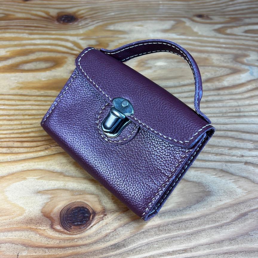 お洒落かわいいミニバッグ　バーガンディー