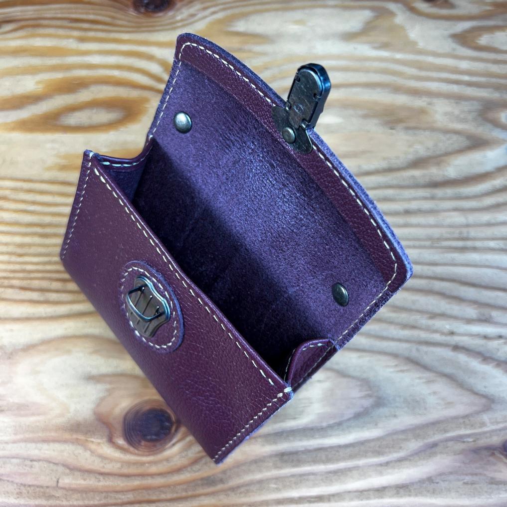 お洒落かわいいミニバッグ　バーガンディー | 2枚目