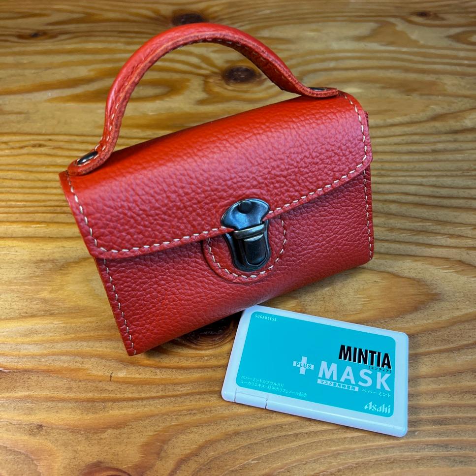 お洒落かわいいミニバッグ　オレンジ | 4枚目